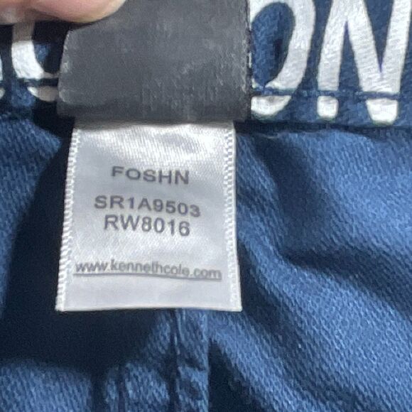 Kenneth Cole Reaction Pamts Men's‎ 32x30 Straight Leg 5 Pocket Blue - Picture 9 of 12